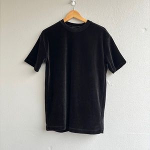 H&M | NWT Velour Crewneck Tee